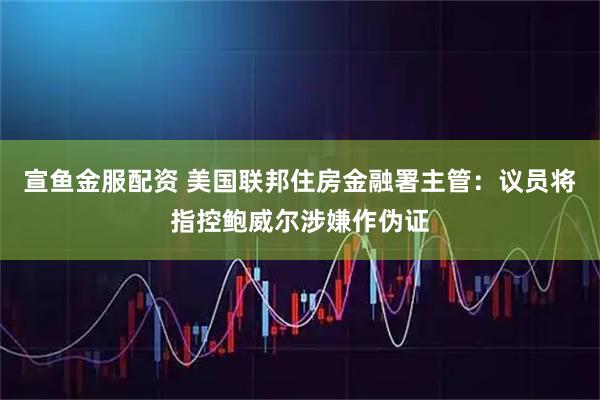 宣鱼金服配资 美国联邦住房金融署主管：议员将指控鲍威尔涉嫌作伪证